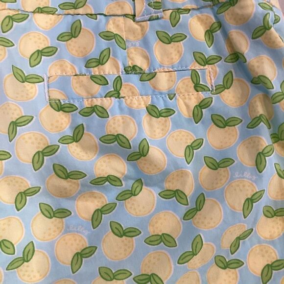 Lilly Pulitzer Sz 8 Lemons Capri Cotton Pockets Lightweight Beach Fun - Picture 9 of 11